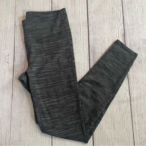 Athleta Womens Chaturanga Grey Space Dye Leggings Size Medium